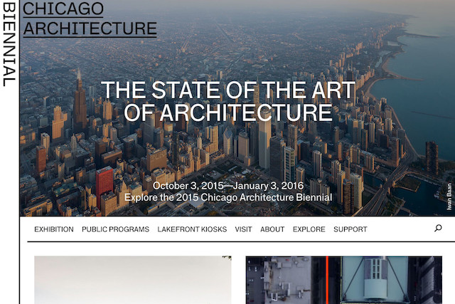 2015 Chicago Architecture Biennial Website